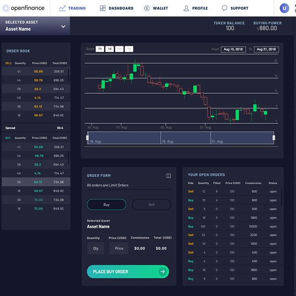 Openfinance Trading Platform