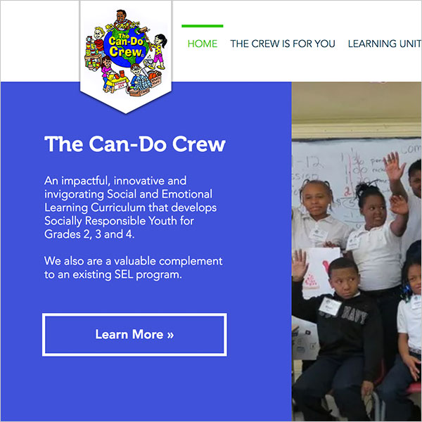 Can-Do Crew Website Design