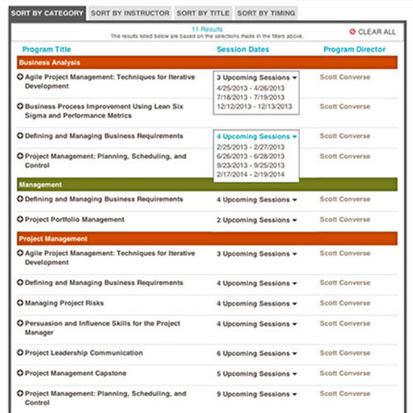 Course Finder