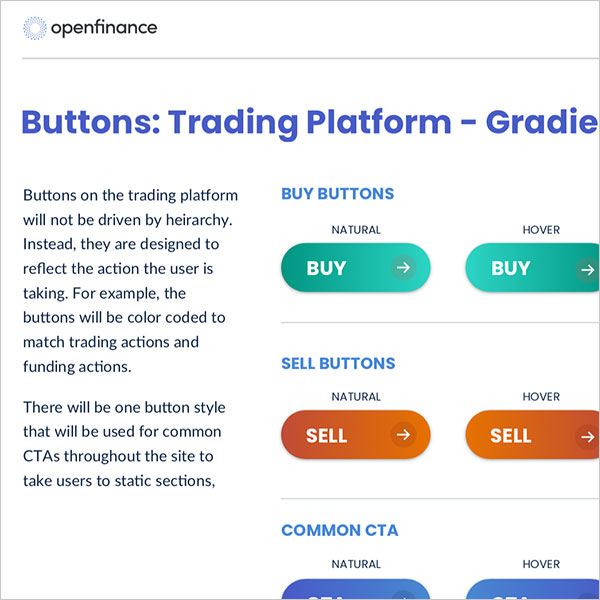 Openfinance Style Guide